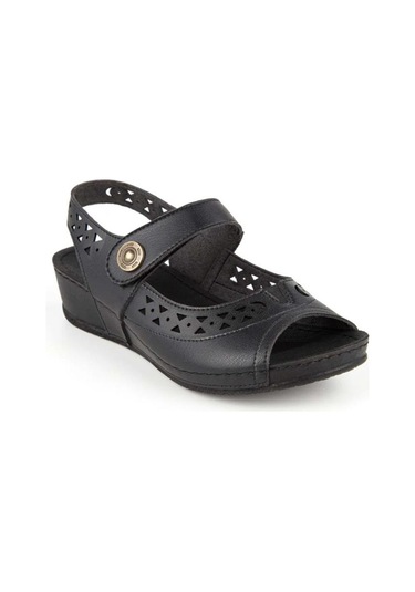 Muya Terra 31130-001 Anatomik Taban Kadın Sandalet Siyah 36-40 Siyah