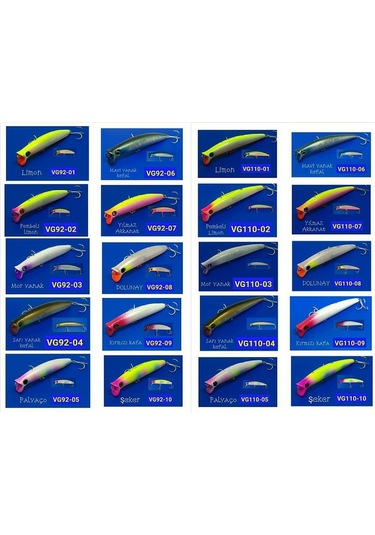 Ege Fısh V Gaga 92Mm 15.5 Gr Maket Balık