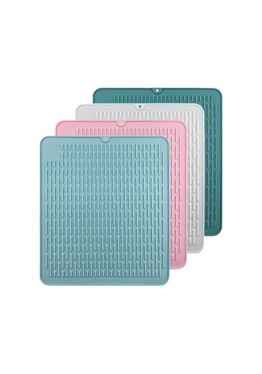 Suntek Magideal Silikon Kuru Hızlı Lavabo Mat Kurutma-paspas-beyaz-45 40 0.5cm