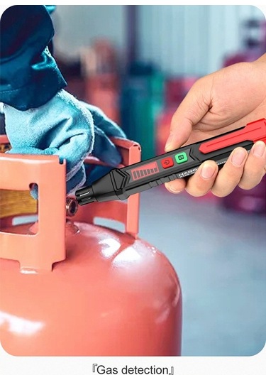 Sandwich Habotest Ht60 Lcd Ekranlı Metan Propan Gaz Dedektörü, El Tipi Yanıcı Gaz Alarmlı