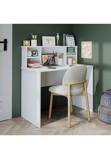 Paris Çalışma Masası , Çocuk Masası, Bilgisayar Masası 100 Cm Mat Beyaz Paris Çalışma Masası , Çocuk Masası, Bilgisayar Masası 100 Cm Mat Beyaz