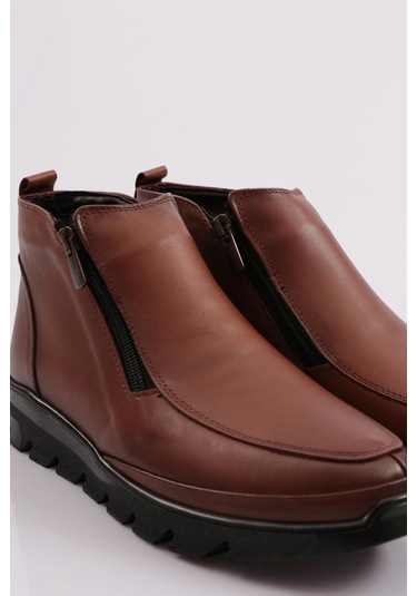 Dgn 1059 Kadin Fermuarli Bot 1059-692-R1755 Taba