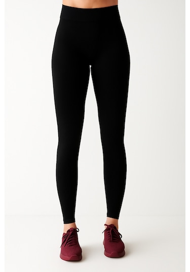 Nbb Kadın Siyah Fitilli Pucka Tayt SiYAH