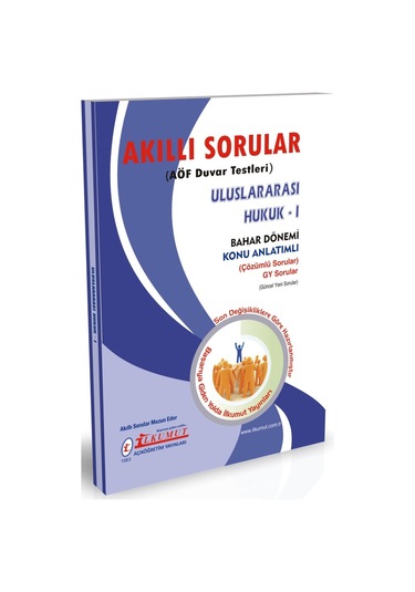 İlkumut Yayınları - Uluslararası Hukuk - 1 - Konu Anlatımlı - Çözümlü Sorular