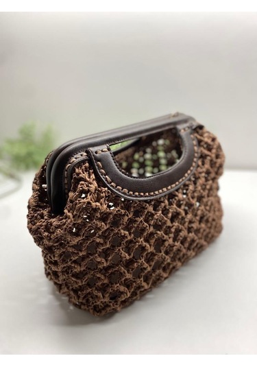 Çanta Aksesuar 25 Cm Suni Derili Taba Renk Gizli Çanta Bursu Yeni Model