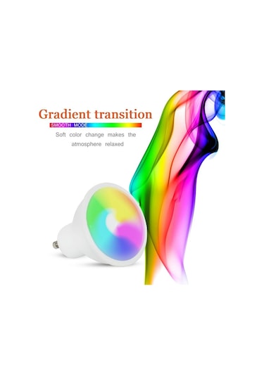Gu10  Lamba Rgb 8w Rgbw Rgbww Gu10  Spot  220v 110v Rgb Lamba Bombillas  Gu 10 16 Renk 8w Rgbww