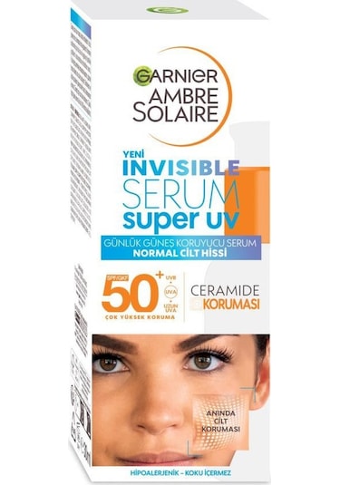 Garnier Ambre Solaire Invisible Super Uv Günlük Güneş Koruyucu Serum 30 ML