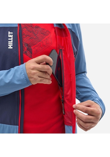 Millet Fusıon Xcs H Erkek Kapşonlu Polar Ceket Tam Fermuarlı Mıv9394 Mıllet.n9302 Çok Renkli