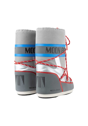 Hf04 Silver Blue Red Bot Kadın 80d1403030-hf04 Moon Boot Icon Space Racing Silver/blue/red Çok Renkli