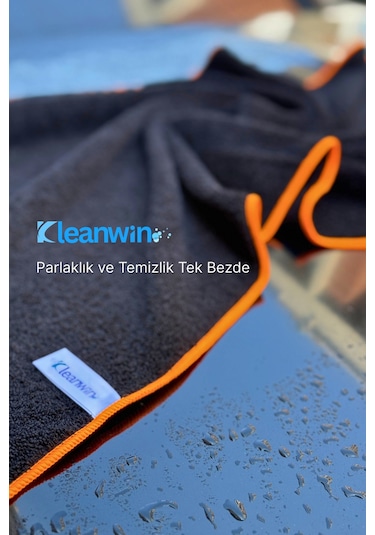3 Lü Premium Araç Temizlik Seti Atlas Kurulama Bezi, Shine Cam Bezi, Hydroglove Eldiven
