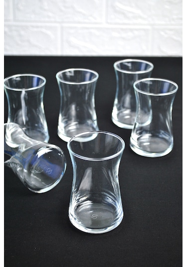 12 Parça Paşabahçe Heybeli Çay Bardağı Ve Rexy Çay Tabağı- Çay Ta