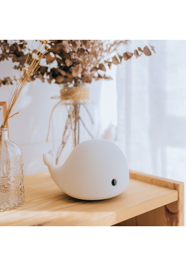 Reedark Deniz Balığı Şekilli Silikon Gece Lambası - Usb Şarjlı 7 Renkli Dokunmatik Fonksiyonlu Çocuklar İçin Hediyelik Lamba Diğer