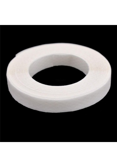 10 Metre Çift Taraflı Demir On Bant Kumaş Dıy Dikiş Elbise Örgü Tela Astar Yapışkanlı Tela Giysi İçin Width 1cm