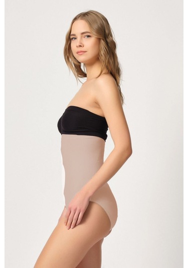 Emay Yüksek Bel Çıtçıtlı Slıp Korse 2080 Ten