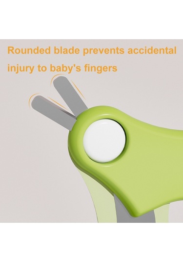 Sones 4'ü 1 Arada Bebek Tırnak Makası Seti Seyahat Taşınabilir Bebek Bakım Seti Yeşil