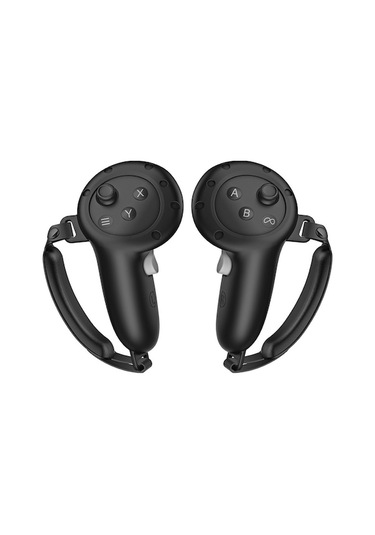 Wolmtt 1 Çift Meta Quest 3 Dokunmatik Denetleyici Anti-damla Koruyucu Kapak Silikon Kol - Siyah Siyah