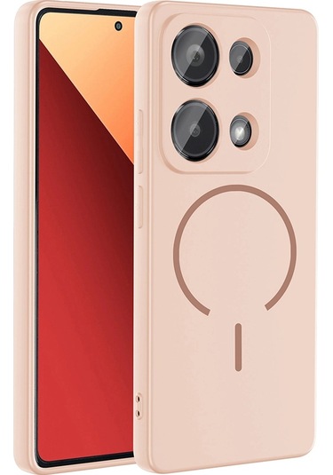 Xiaomi Redmi Note 13 Pro 4g Kılıf M-safe Şarj Özellikli Zore Meta Kapak 1