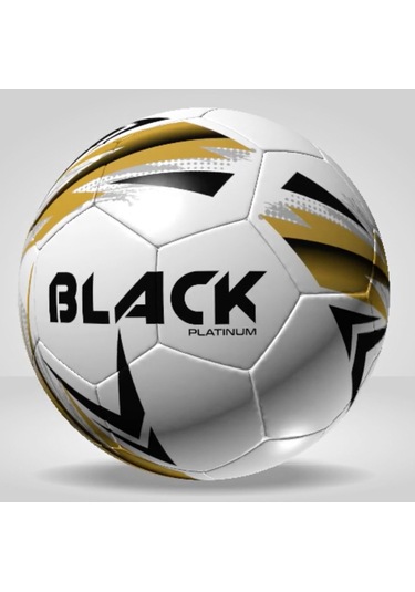 Black Platinum Futbol Topu Beyaz