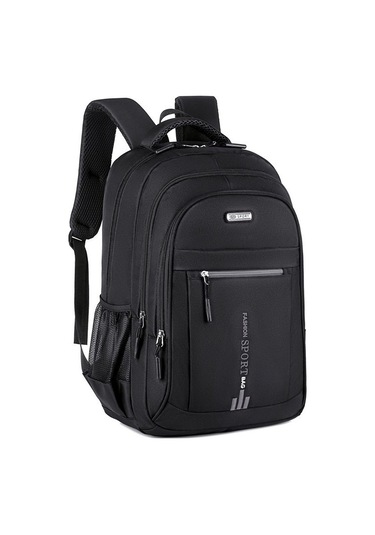 Erkekler İçin Şık Ve Büyük Kapasiteli Laptop Sırt Çantası, Kadınlar İçin Konforlu Seyahat Çantası, Öğrenciler İçin Dayanıklı Okul Çantası Siyah