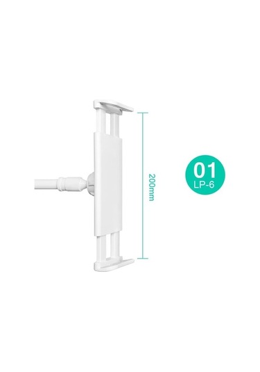 Muduan 2li Çeken Chuck Siyah İle Çıkarılabilir 2 Aşamalı Tembel Braket Beyaz Vantuzlu Gb03d9