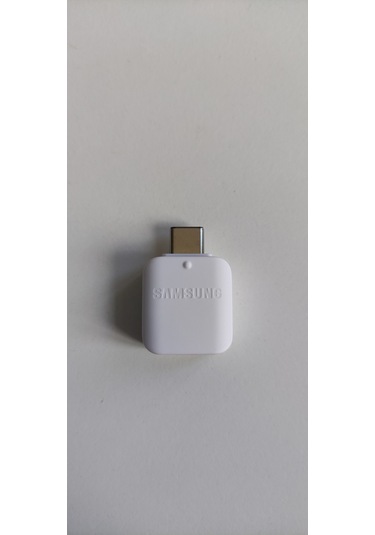 Samsung Uyumlu Typc-e To Usb Otg Dönüştürücü Beyaz Gh96-12489a