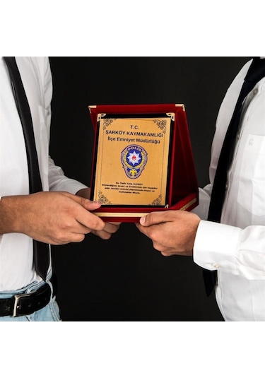 Kurumsal Hediye Logolu Teşekkür Plaketi
