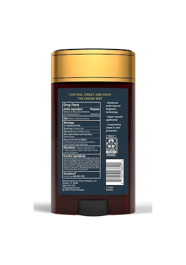 Cremo Palo Santo Antiperspirant Stick Deodorant 75gr