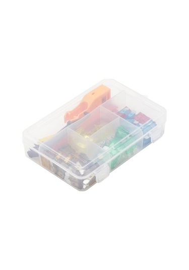 Novahub 60 Parçalı Sigorta Seti - 5 Böl. Plastik Kutu & Test Cihazı - 7 Amper Sigortalar