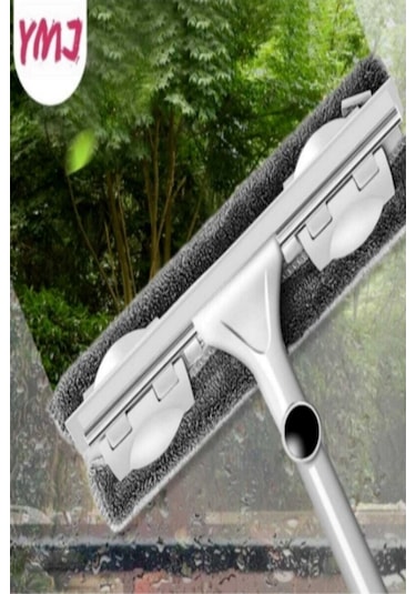 Bükülür Paletli Oynar Başlıklı Camsil Çekçek Cam Silme Aparatı Gri