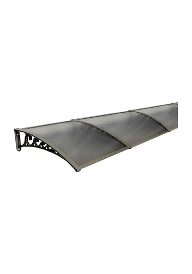 Pratik Sundurma Kapı Pencere Üstü 100x600 Cm Bronz 6 Mm Levhalı Bronz