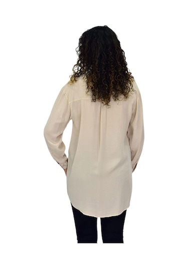 Shine Kadın Uzun Kol Gömlek Bgl-st04647 Taş
