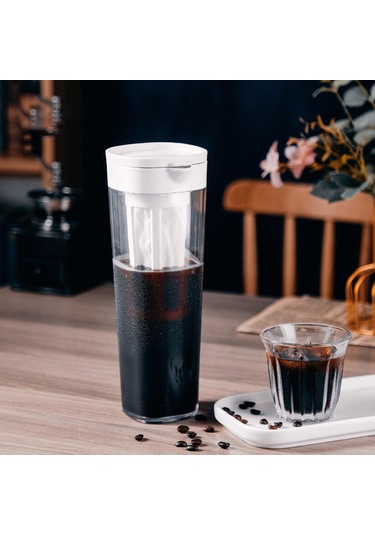 Suntek Kahve Makinesi Büyük Kapasiteli Basit Kullanımı Kolay Temiz Bar Bahçe Için Beyaz