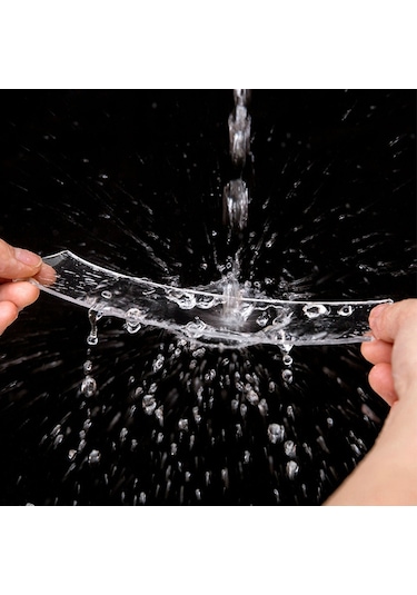 Lemestar Yeniden Kullanılabilir Çift Taraflı Yapışkan Bant - İz Bırakmayan, Kesilebilir, Yıkanabilir