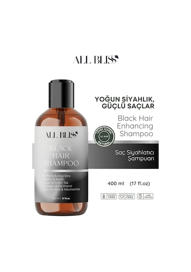 All Bliss Bitkisel Siyahlatıcı Şampuan 400 ML