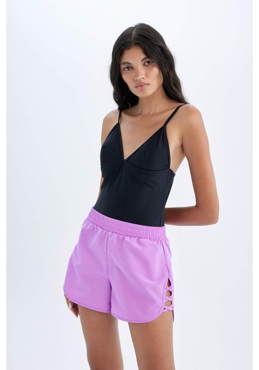 DeFacto Regular Fit Deniz Şortu-Fall in Love B7210AX24SMPR442 Mor DeFacto Regular Fit Deniz Şortu-Fall in Love B7210AX24SMPR442 Mor