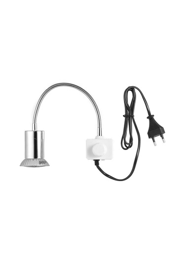 Yifomall 25w Kaplumbağa Güneş Lambası Uva-uvb Tam Spektrum, Seramik Fiyak, 360 Dönen Boru, Avrupa Standartı 220v Gümüş