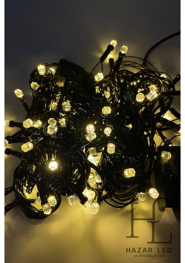 10 Metre 100 Ledli Gün Işığı İp Led Eklemeli Fonksiyonlu Dekoratif Led Işık Yılbaşı Süsü Çam Ağacı Işığı Gün Işığı