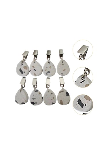 Homyl 8x Masa Örtüsü Ağırlıkları Yemek Masası Bahçe İç Çok 4 Cm