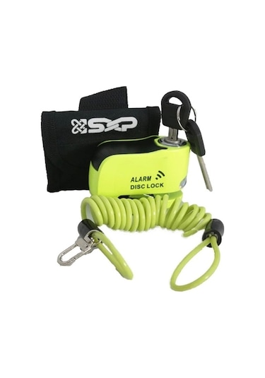 Sxp Mda02 Alarmlı Disk Kilit Neon Yeşil