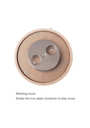 Sones Kız Yatak Başucu Lambası Kristal Top Ahşap Tabanlı Müzik Kutusu Şarjlı Parlayan Dönen Gece Lambası, Rastgele Müzik Gelin Ve Damat Diğer