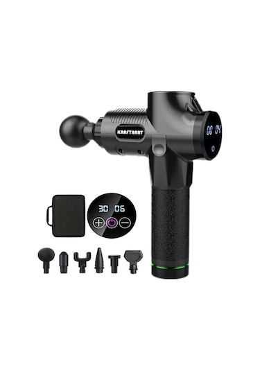Kraft Hart Masaj Tabancası Sporcu Aleti 30 Hız Ayarlı 24v Siyah Çok Renkli