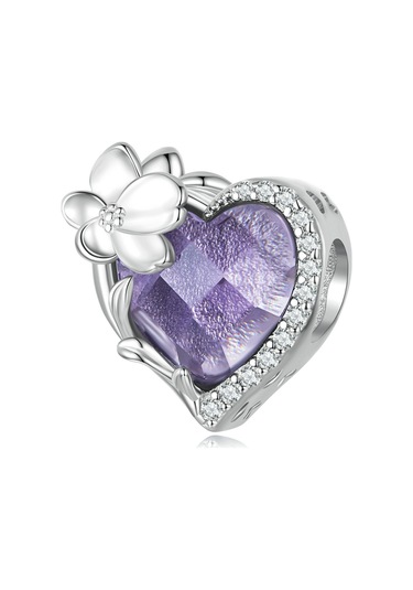 Bsc660 Ay Doğum Taş Bilezik Boncuk 925 Gümüş Aşk İnci Aksesuarları, Stil: Şubat Çok Renkli