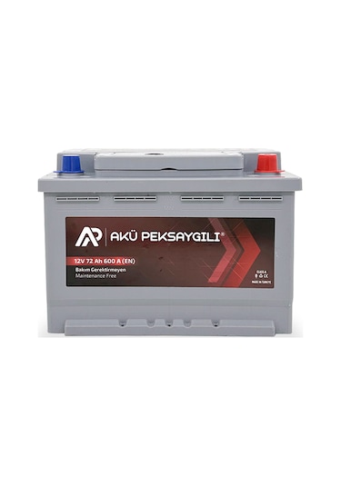 Akü Peksaygılı 12V 72 Ah Akü - Yeni Üretim