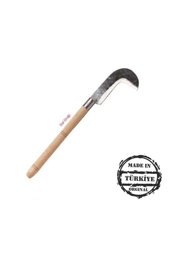 Büro Ev Hobi Bahçesi İçin Ahşap Saplı Çalakop Dal Kesim Orağı