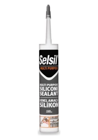 Selsil Silikon Çok Amaçlı, Su Geçirmez Universal Beyaz 280 Ml