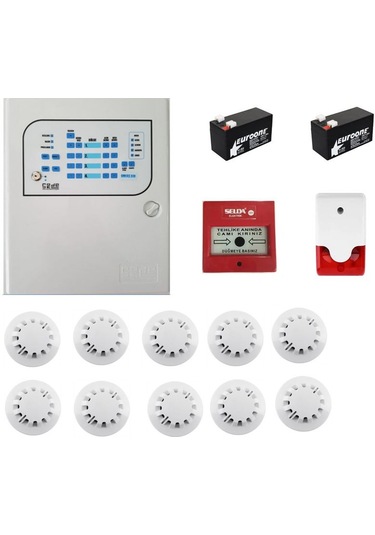10 Lu Yangın Alarm Seti