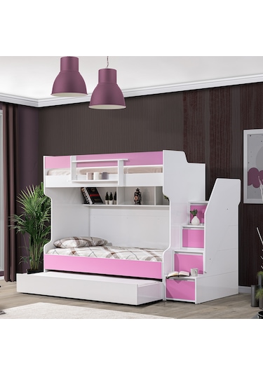 Ranza, Cesur Yavrulu Ranza - Pembe 3 Adet Comfort Yatak 90 X 190 CM