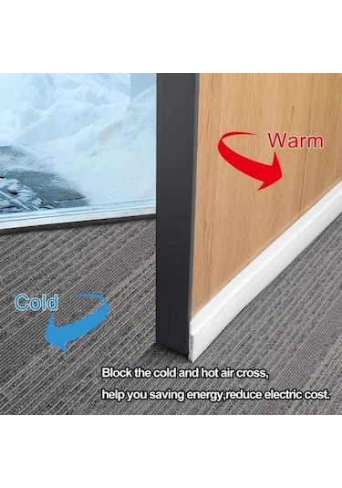 Hightower 1 Adet Yapışkanlı Kapı Rüzgarlığı: Evinizi Serin Ve Hava Akımından Korur Kahverengi Diğer