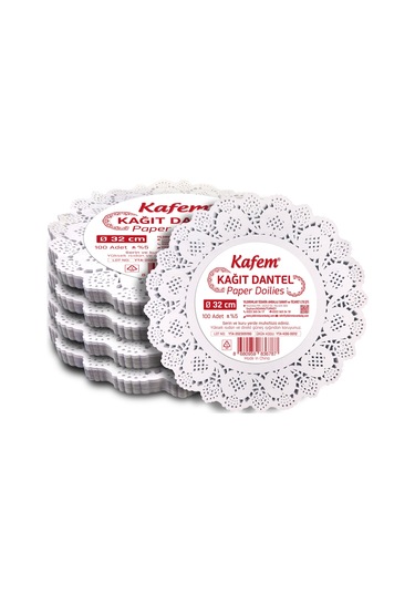 Kafem Dantel Kağıt 32 cm 100 Lü x 5 Paket