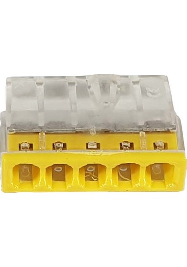 Buat Klemensi 5 Pinli Pratik Hızlı Klemens Kablo Birleştirici 5'li paket